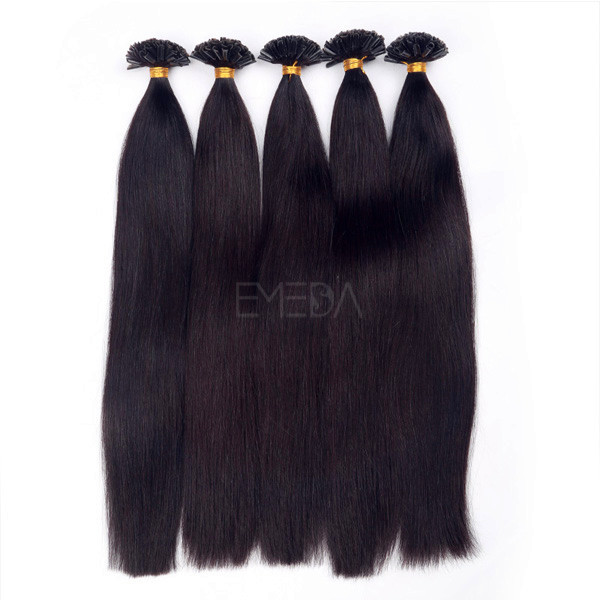 Double drawn no shedding no tangle high quality u tip hair extensions WJ015